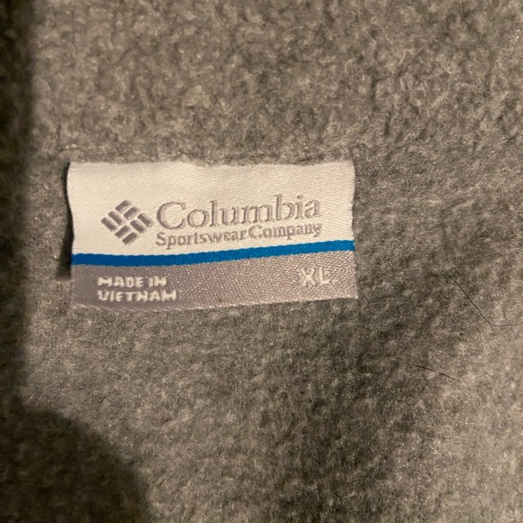 Columbia Jacket Women Extra Large Gray Fleece Sweater Coat Layer Full Zip Ladies - Picture 4 of 4
